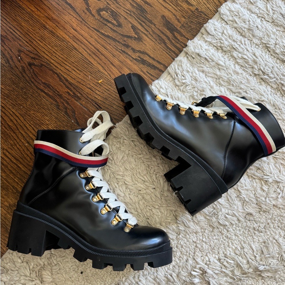 Authentic Gucci platform booties - image 1